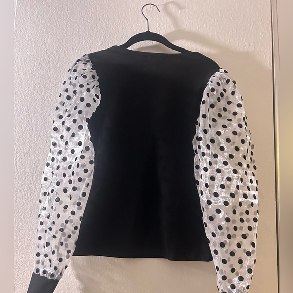 Nasty Gal Spots Going On Organza Balloon
Sleeve Blouse - Picture 6 of 9